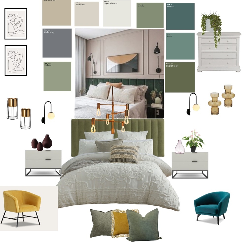 Bed Mood Board by Arimalda on Style Sourcebook