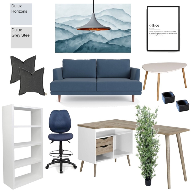 Scandi study Mood Board by G2 Interiors on Style Sourcebook