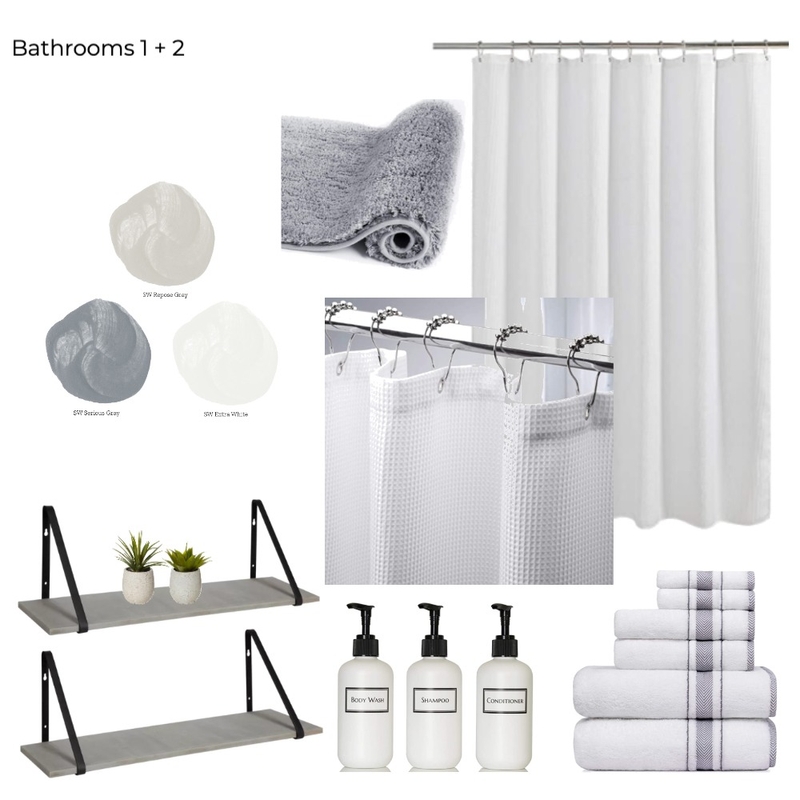 EE-Bathrooms1+2 Mood Board by Handled on Style Sourcebook