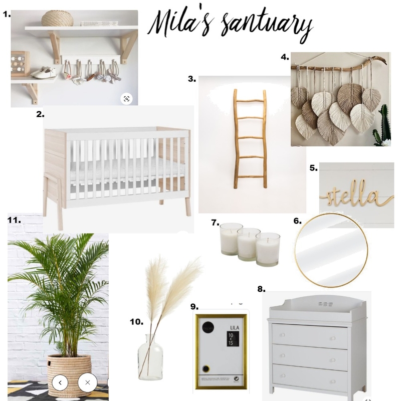 Baby Room Mood Board by Curated interiors on Style Sourcebook