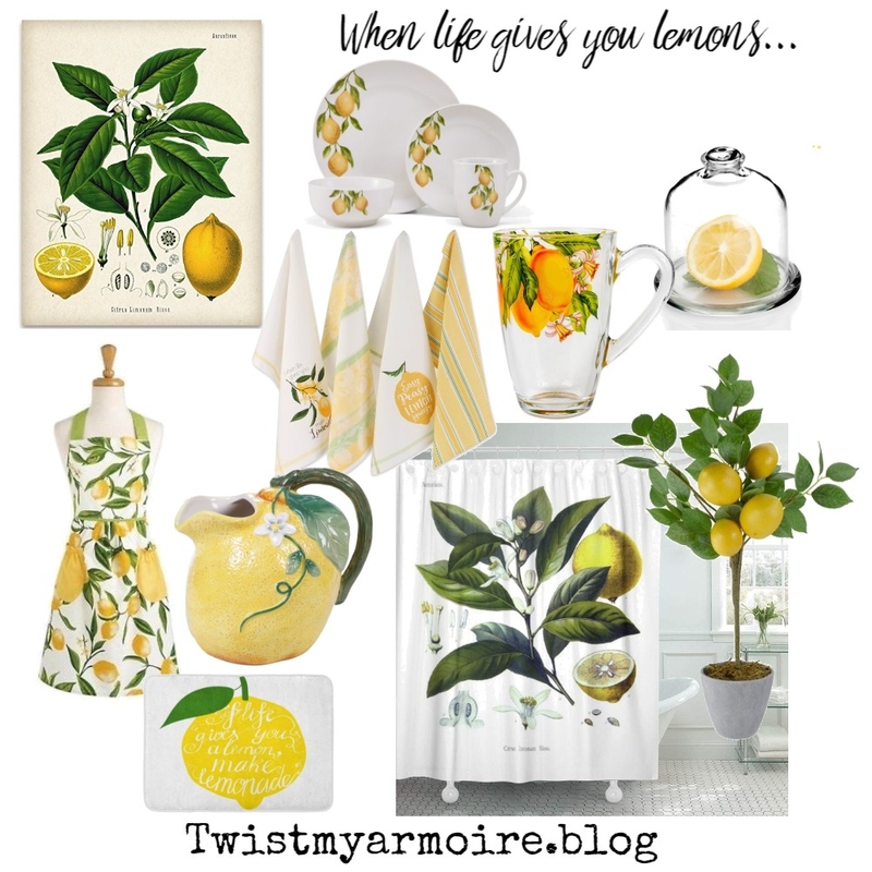 lemons Mood Board by Twist My Armoire on Style Sourcebook