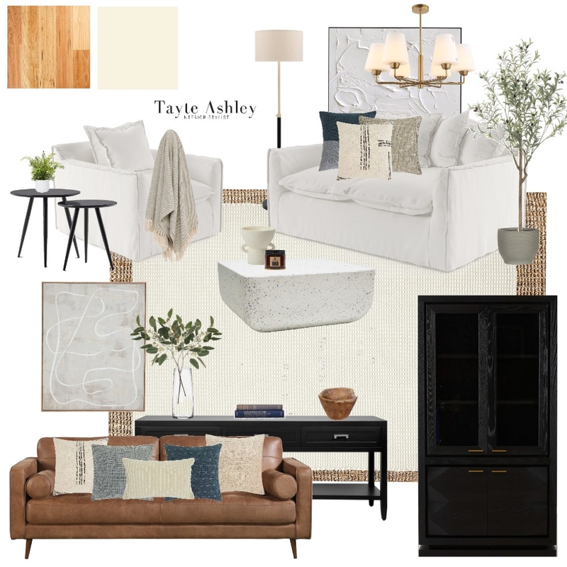 Contemporary Living Mood Board by Tayte Ashley on Style Sourcebook