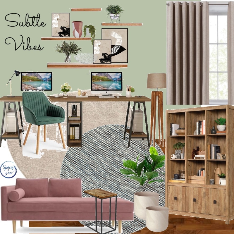 Natural & Subtle Home office Mood Board by Spaces&You on Style Sourcebook