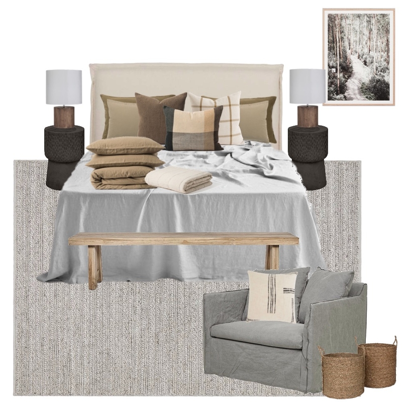 Moina - Bed 4 Mood Board by Sophie Scarlett Design on Style Sourcebook