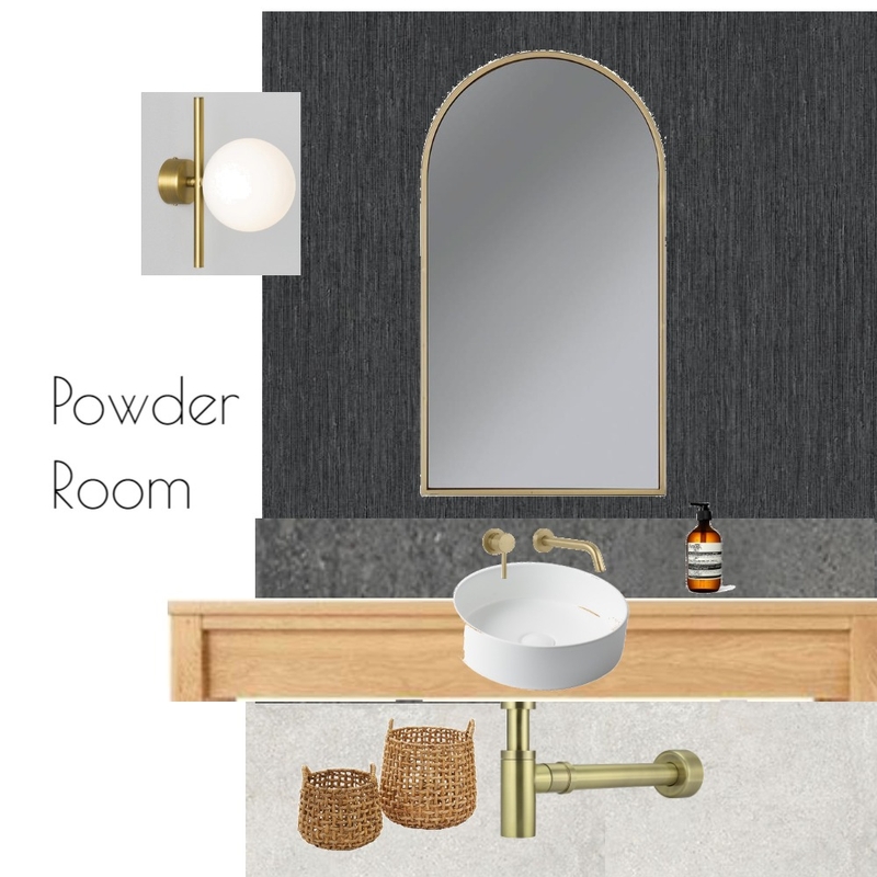 Powder Room Concept Mood Board by hauss_interiors on Style Sourcebook
