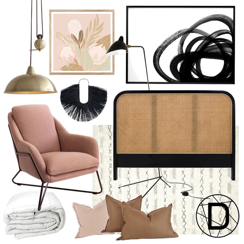 Japandi Boho Fusion Mood Board by Designingly Co on Style Sourcebook