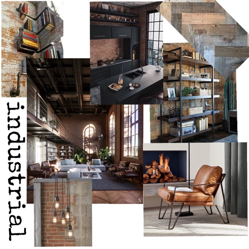 Industrial inspiration Mood Board by Torijessie on Style Sourcebook