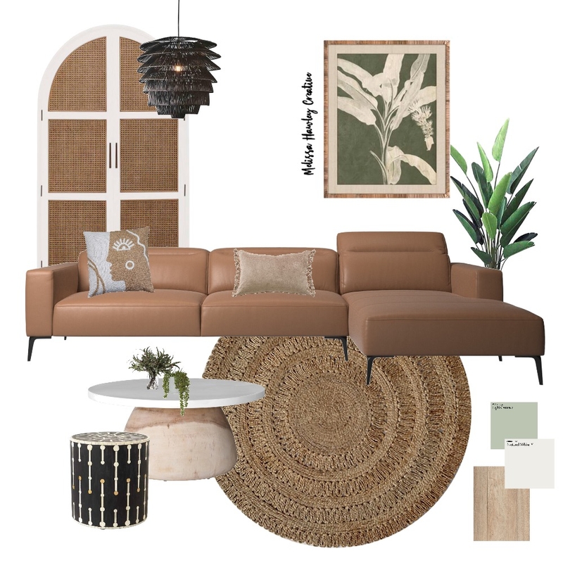 Rattan Tropical Mood Board by Haus & Hub Interiors on Style Sourcebook