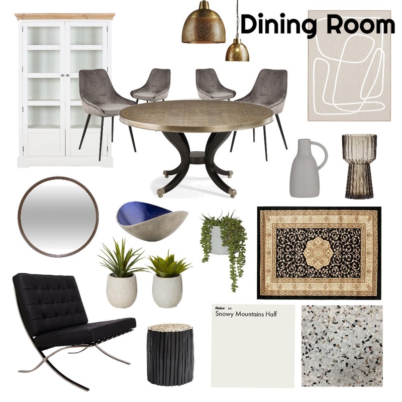 Dining Room Mood Board by Ezekiel Apaina on Style Sourcebook