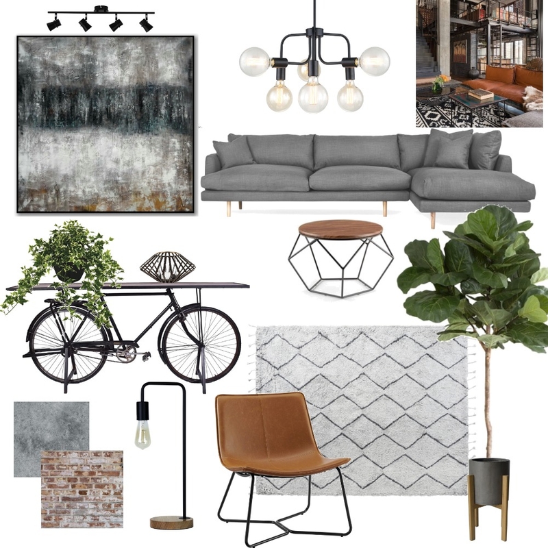 industrial Mood Board by miaLoraine on Style Sourcebook