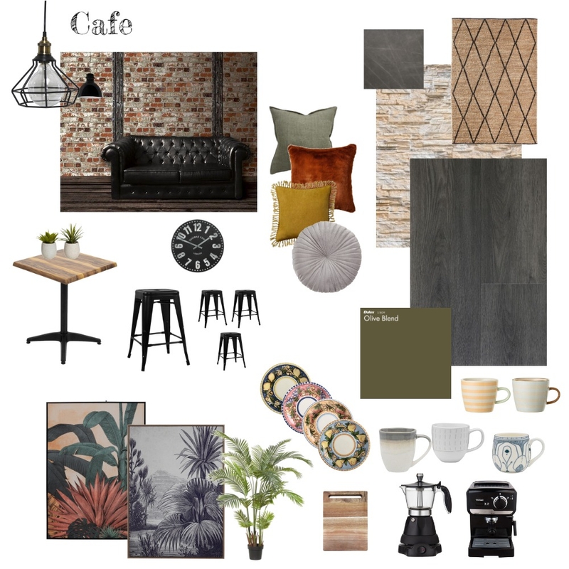 cafe Mood Board by jessicae on Style Sourcebook