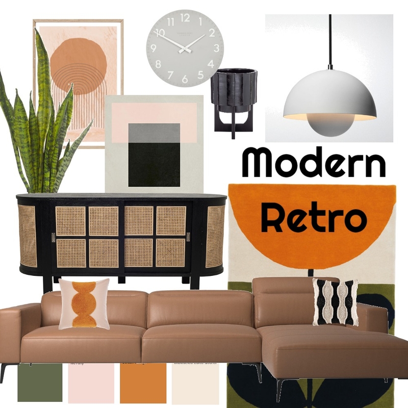 Modern Retro Mood Board by jenbooth on Style Sourcebook
