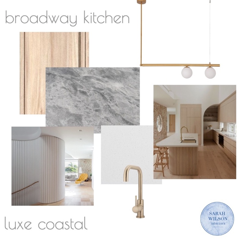 Broadway Kitchen - Luxe Coastal Mood Board by Sarah Wilson Interiors on Style Sourcebook