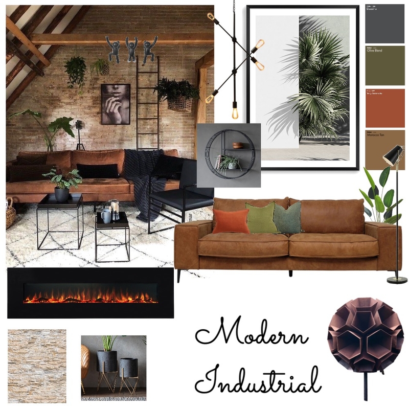Modern Industrial Mood Board by Nicole Slade on Style Sourcebook