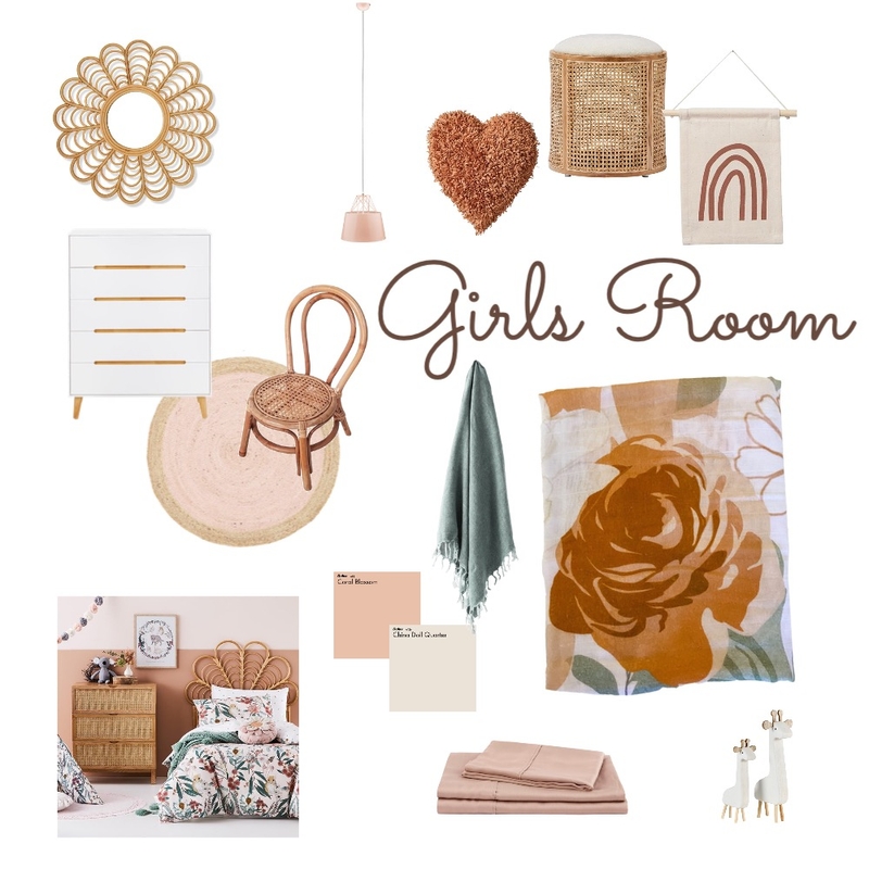 Girls Room Mood Board by MJ Boag on Style Sourcebook