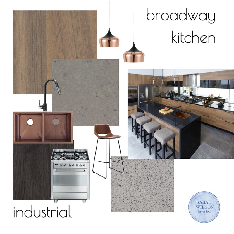 Broadway Kitchen - Industrial Mood Board by Sarah Wilson Interiors on Style Sourcebook