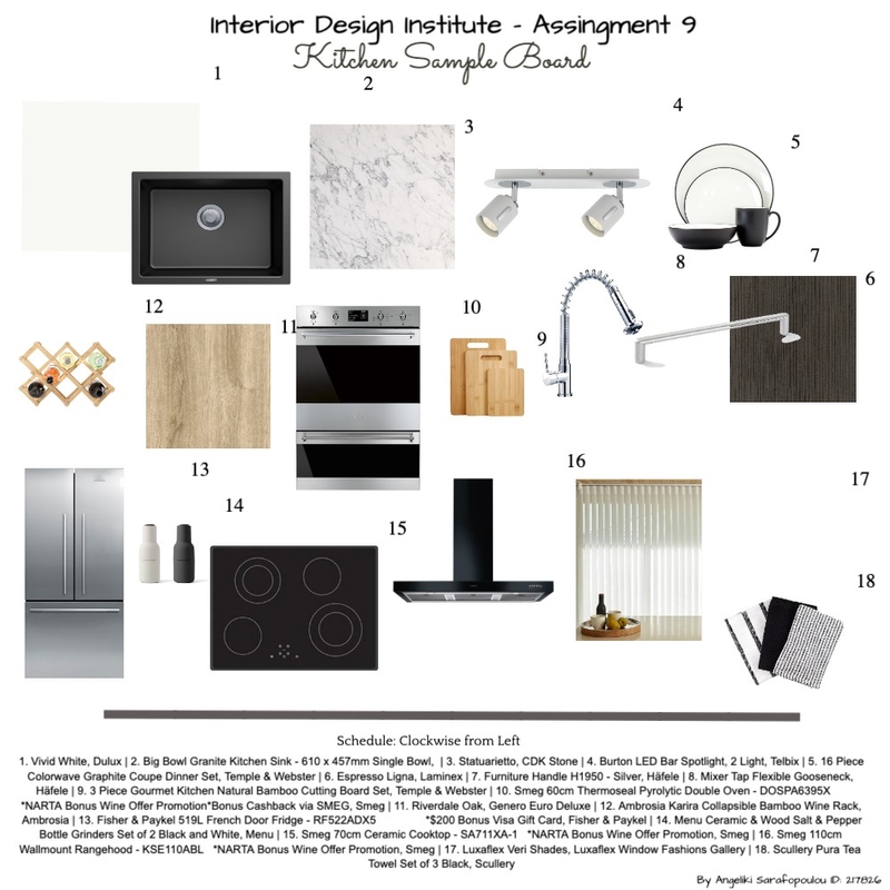 Interior Design Institute - Kitchen Mood Board by Angeliki Sar on Style Sourcebook