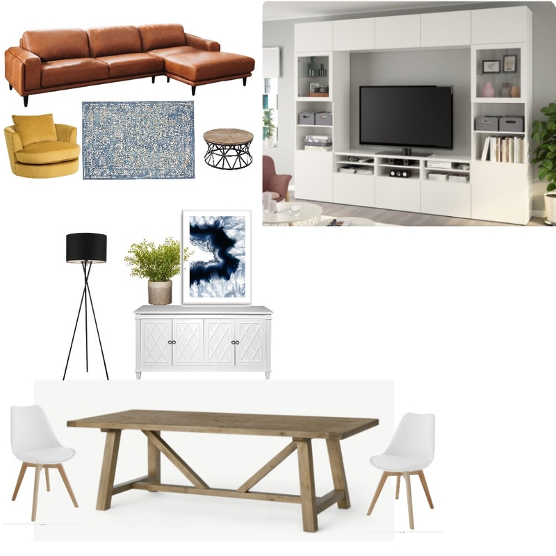 Living & Dining Room Mood Board by Phoenix Interiors on Style Sourcebook