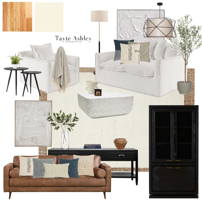 Contemporary Living Mood Board by Tayte Ashley on Style Sourcebook