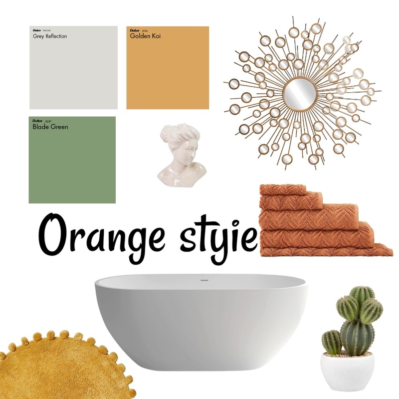 orahge style Mood Board by YanaRudenko on Style Sourcebook