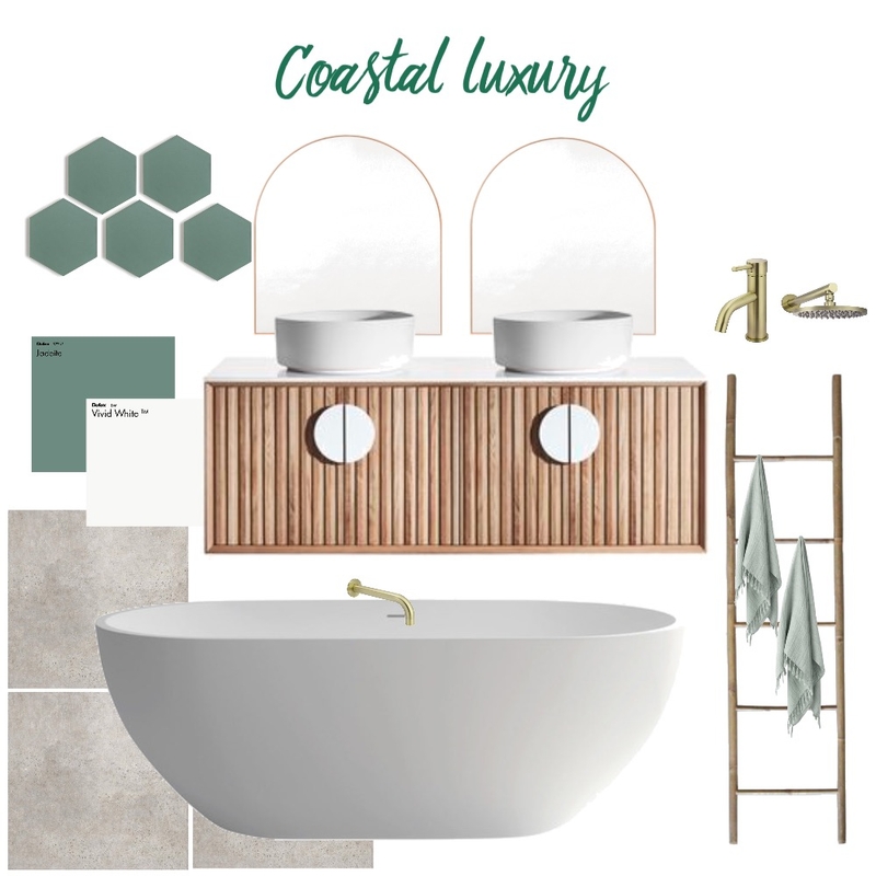 Coastal Bath Mood Board by char.dux on Style Sourcebook