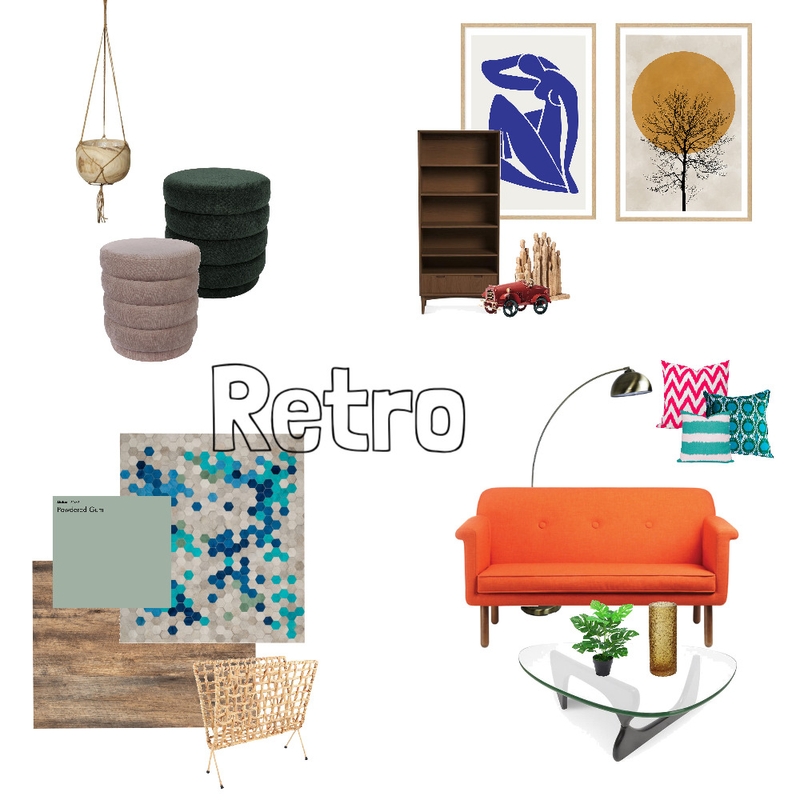 Retro Mood Board by Nicholas Spencer on Style Sourcebook