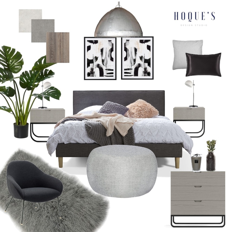 Bedroom - Module 9 Mood Board by Nilufa Hoque on Style Sourcebook