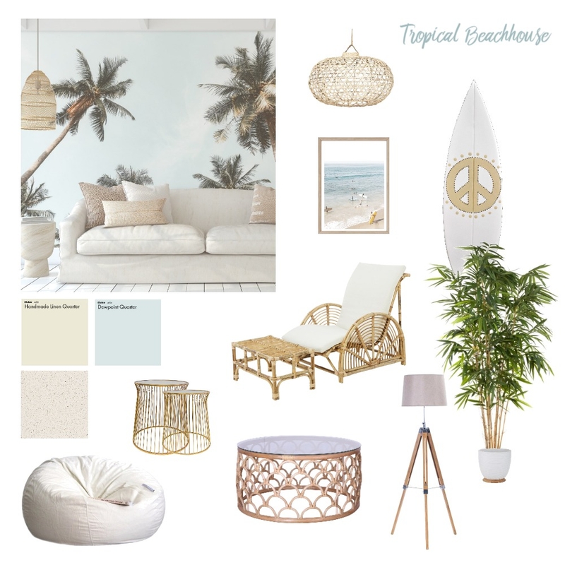 Tropical Beach House Mood Board by mgtthewng on Style Sourcebook