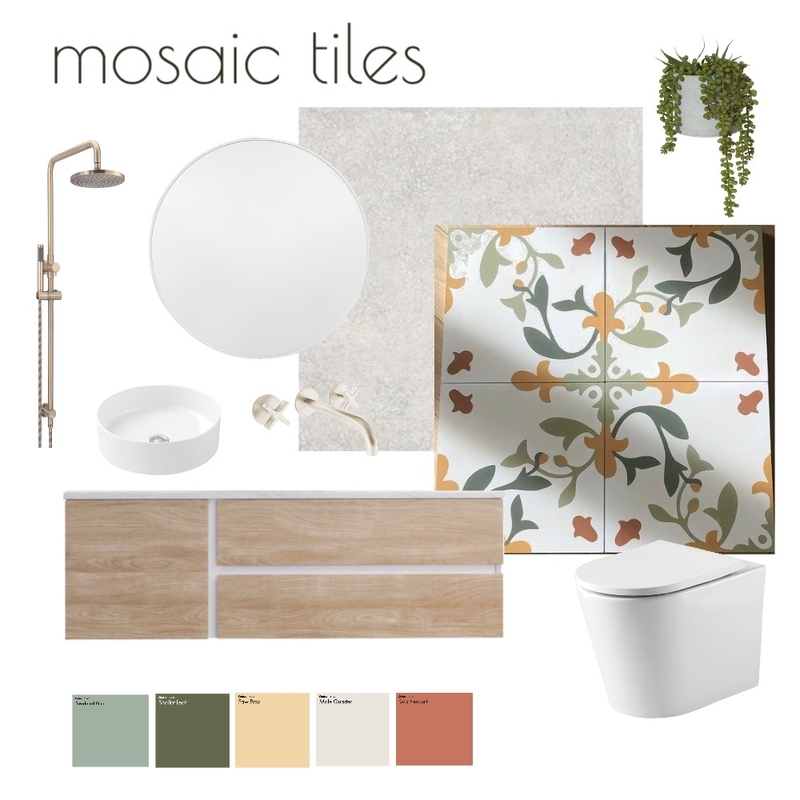 mosaic tiles Mood Board by mimiisgood on Style Sourcebook