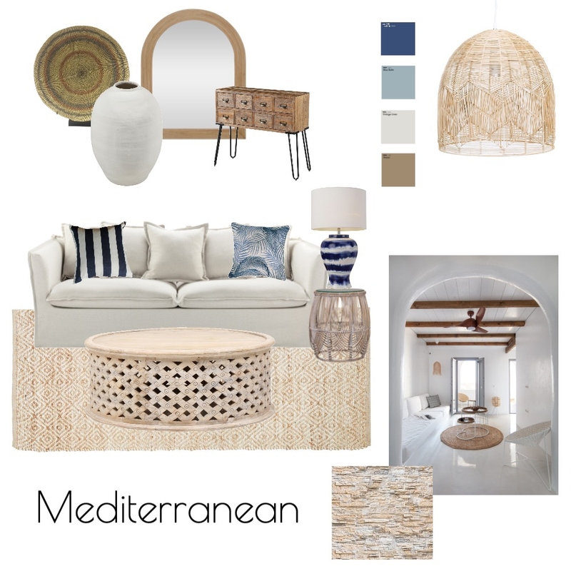 Mediterranean Mood Board by Tahlia Besley on Style Sourcebook
