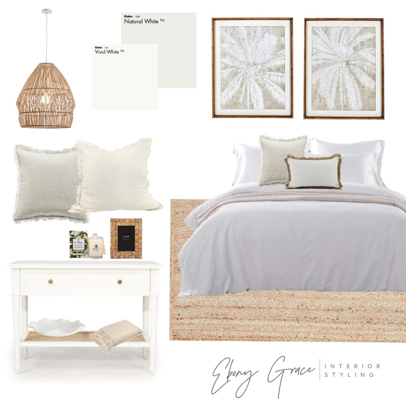 Palm Beach - Master Bedroom Mood Board by Ebony Grace Interiors on Style Sourcebook