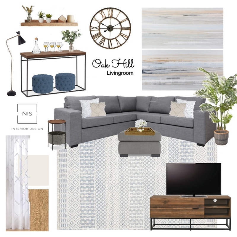 Oak Hill - Living Room (option B) Mood Board by Nis Interiors on Style Sourcebook