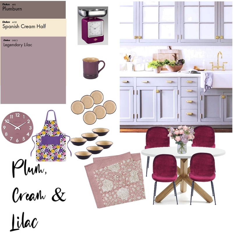 plum, cream & lilac Mood Board by ebarry25 on Style Sourcebook
