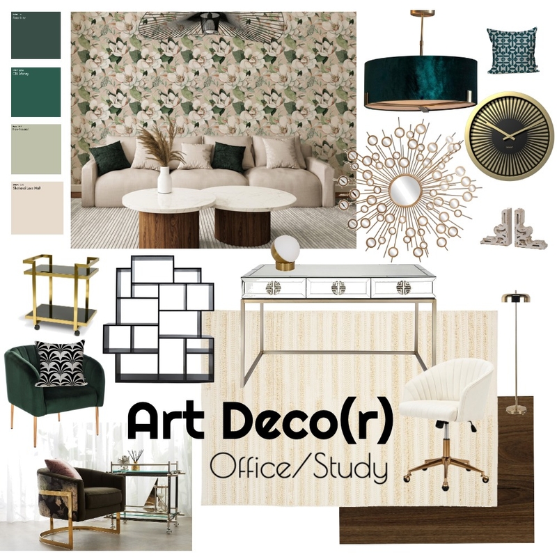 Art Decor Office/Study Mood Board by stephmariepeters on Style Sourcebook