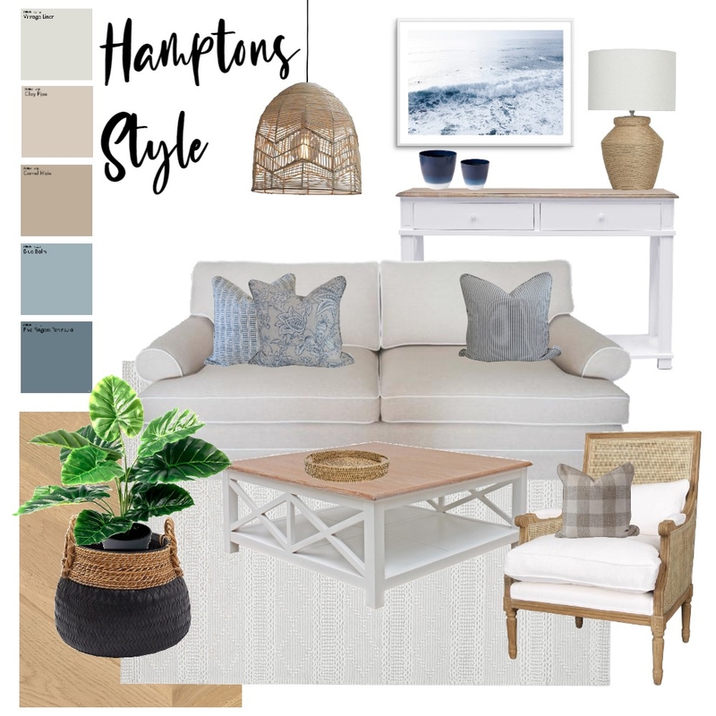 Hamptons Mood Board by Radwa Elmehey on Style Sourcebook