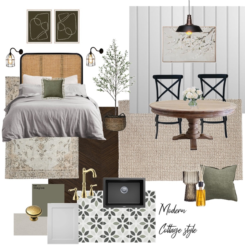 Modern Cottage Mood Board by thebohemianstylist on Style Sourcebook