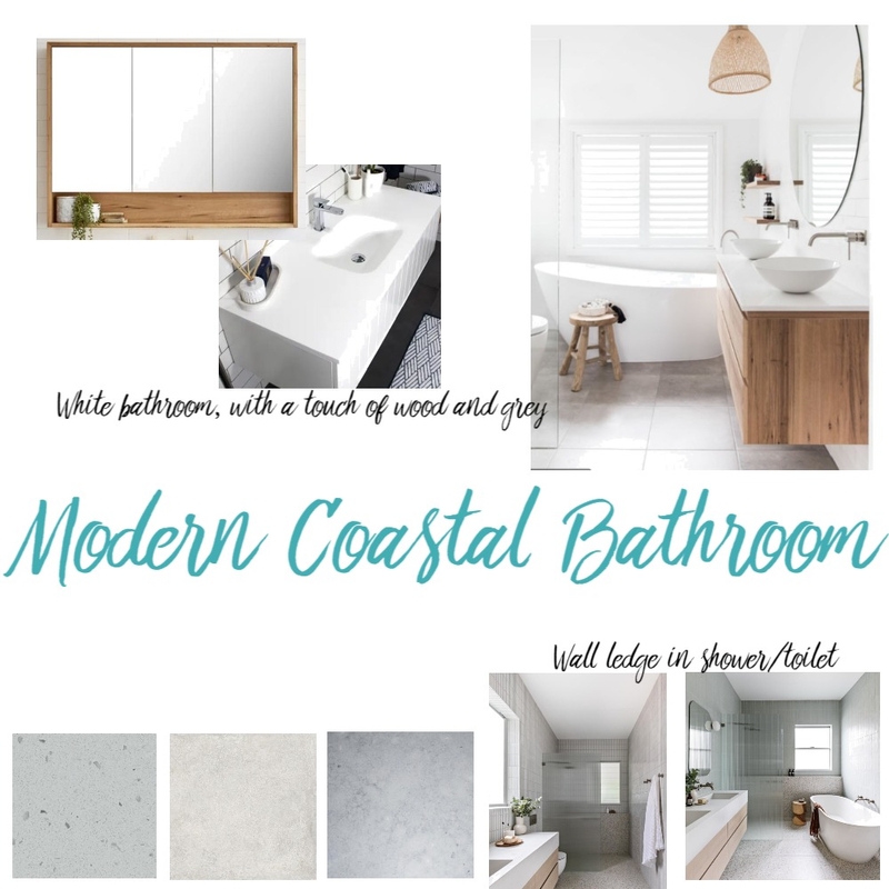 Modern Coastal Bathroom Mood Board by Measured Interiors on Style Sourcebook