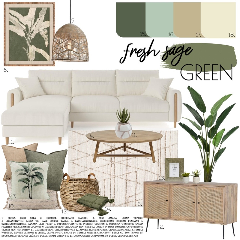 Fresh sage green Mood Board by Fridanagyjuhasz on Style Sourcebook