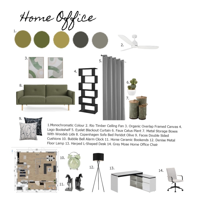 Home Office Mood Board by Heidi Western on Style Sourcebook