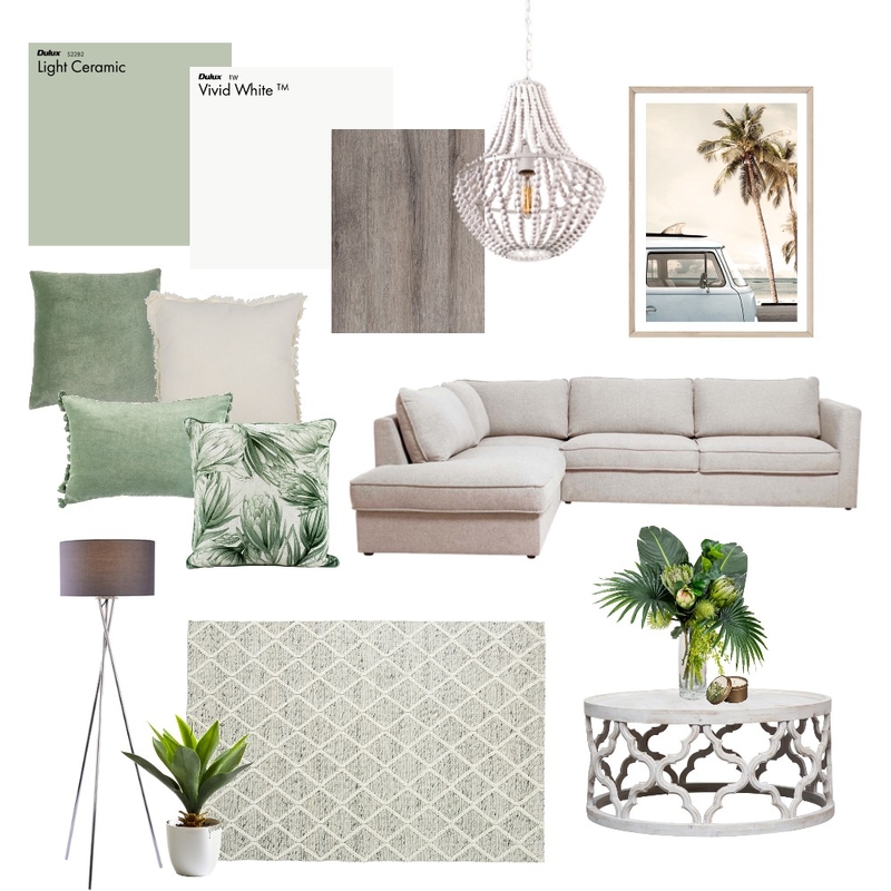 Tranquil Greens Lounge Mood Board by Krystelle on Style Sourcebook