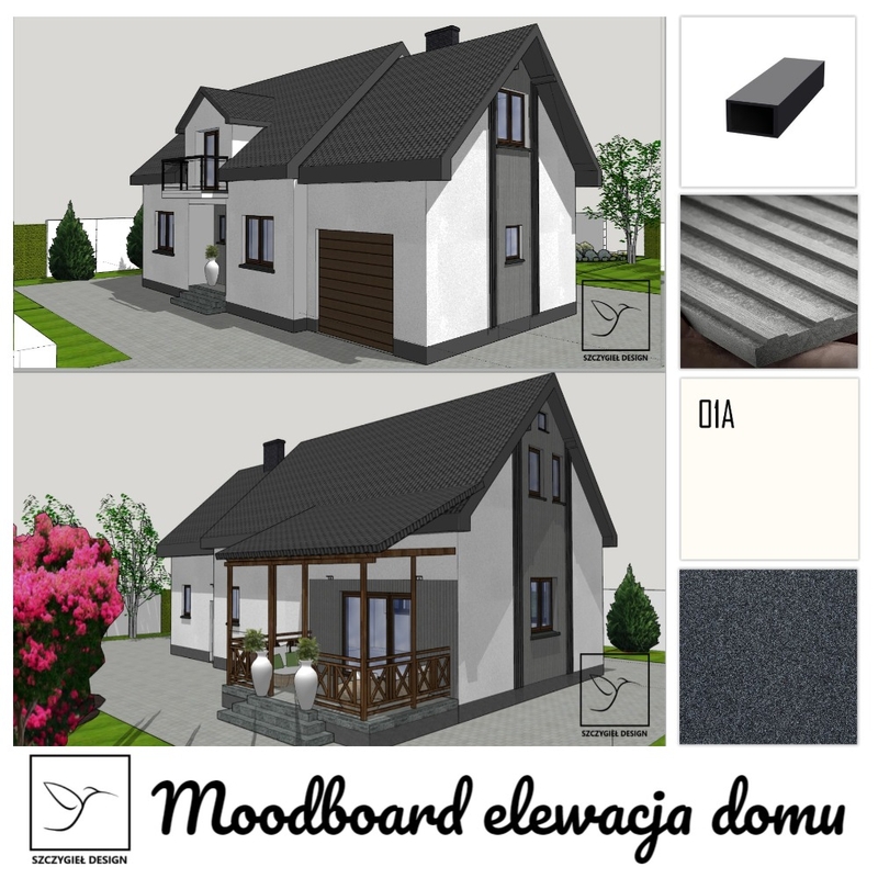 MOODBOARD ELEWACJA DOMU Mood Board by SzczygielDesign on Style Sourcebook