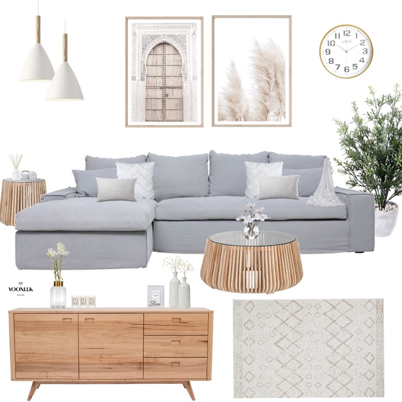Soft Tones Blue Mood Board by LionHeart on Style Sourcebook