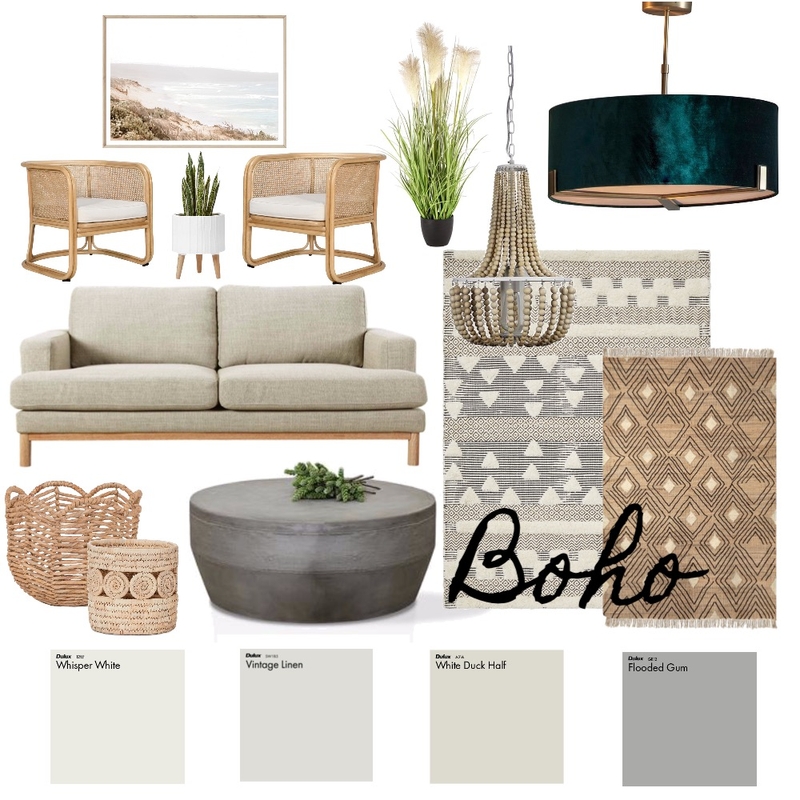 Boho - Living Mood Board by Haven Home Styling on Style Sourcebook