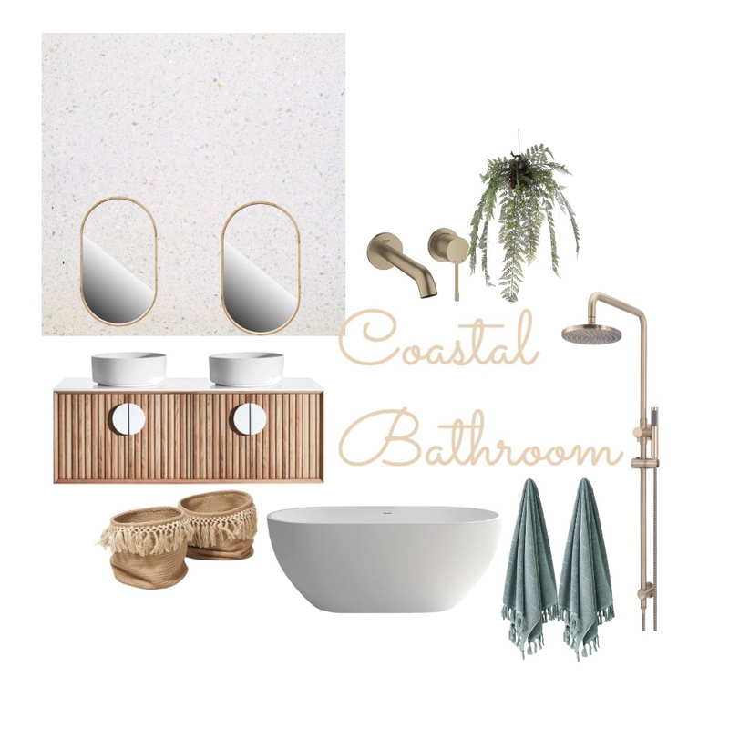 Main Bathroom Mood Board by Coastal Hamptons By The Park on Style Sourcebook