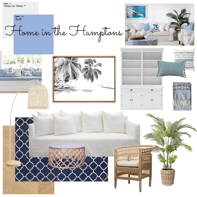 Hamptons Living Room Mood Board Mood Board by ReneéMarie on Style Sourcebook
