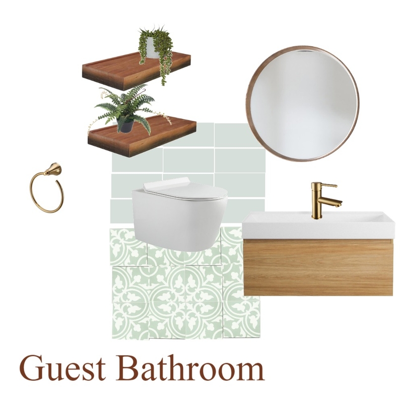 guest bathroom Mood Board by dafnagr on Style Sourcebook