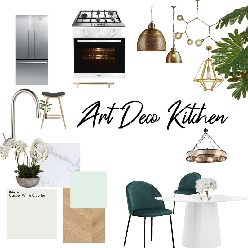 Art Deco Kitchen and Dining Mood Board by Jasmeen on Style Sourcebook