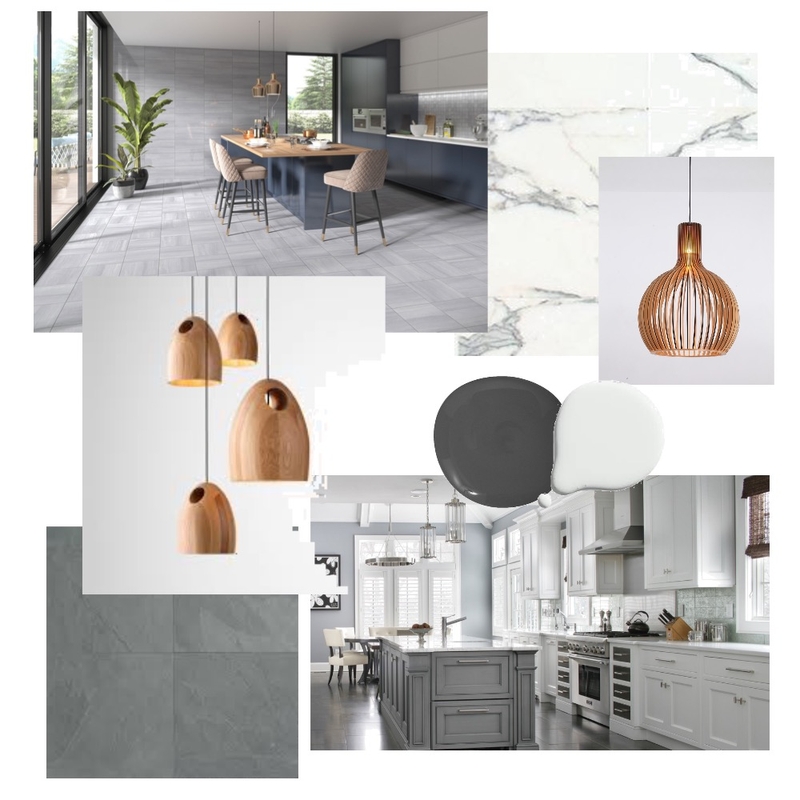 Grey/White kitchen Mood Board by GableandNor on Style Sourcebook