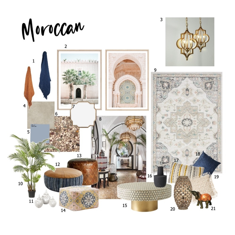 Moroccan Mood Board by stephanient on Style Sourcebook