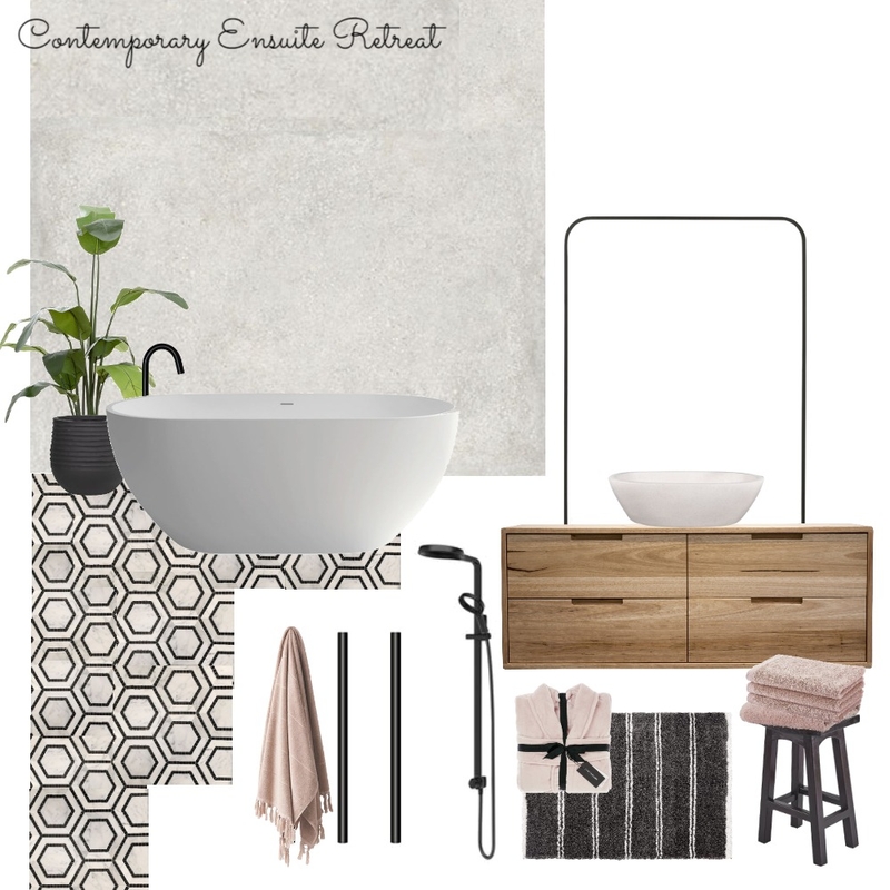 Contemporary Ensuite Mood Board by alicebadger on Style Sourcebook